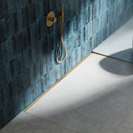 Edelstahl-Duschablaufrinne - TECEDRAINWAY - TECE Italia - modern / dauerhaft / wartungsarm