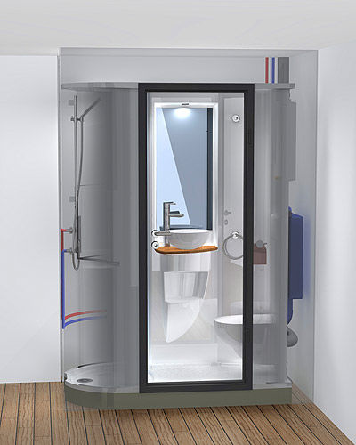 Modernes Badezimmer - AQUAZEEN - AQUADREAM - Keramik / Objektmöbel / Fertig