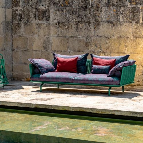 Modernes Sofa - CRUISE  - TALENTI - für Garten / Stoff / Kordel