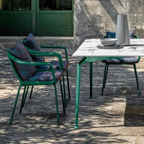 Moderner Esszimmerstuhl - CRUISE - TALENTI - für den Innenraum / für Garten / Stoff