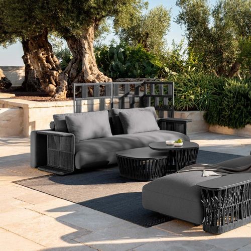 Modernes Sofa - CLIFF D&Egrave;CO - TALENTI - für Garten / Stoff / Kordel