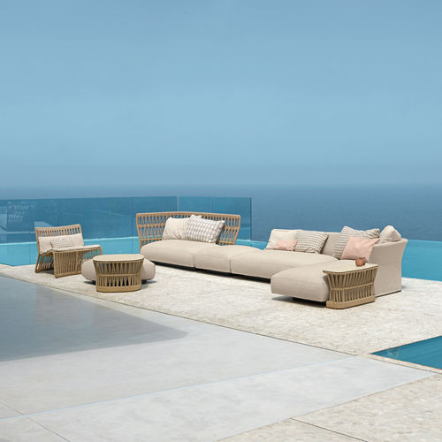 Modulsofa - CLIFF - TALENTI - Eck / modern / für Terrasse