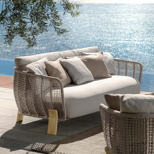 Modernes Sofa - ARGO - TALENTI - für Garten / Stoff / Kordel