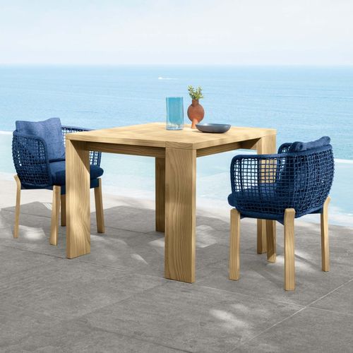Moderner Esstisch - ARGO - TALENTI - Holz / Gestell aus Holz / quadratisch
