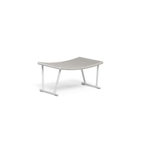 Moderne Ottomane - CORAL  - TALENTI - Aluminium / Kordel / für Garten