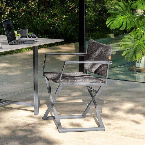 Moderner Esszimmerstuhl - RIVIERA - TALENTI - für den Innenraum / für Garten / Aluminium