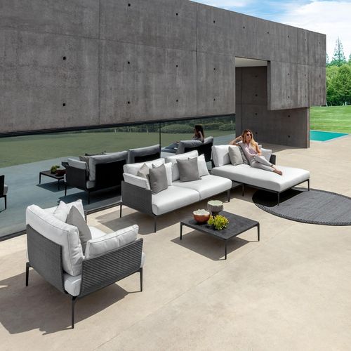 Modulsofa - LEAF - TALENTI - Eck / modern / für Garten