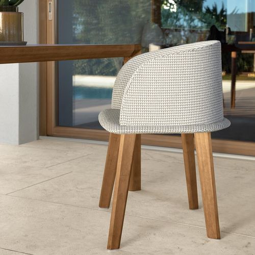 Moderner Esszimmerstuhl - CLEOSOFT - TALENTI - für den Innenraum / für Garten / Stoff