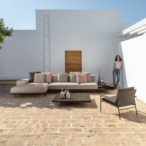 Modulsofa - ALLURE - TALENTI - modern / für Außenbereich / wasserbeständiges Gewebe