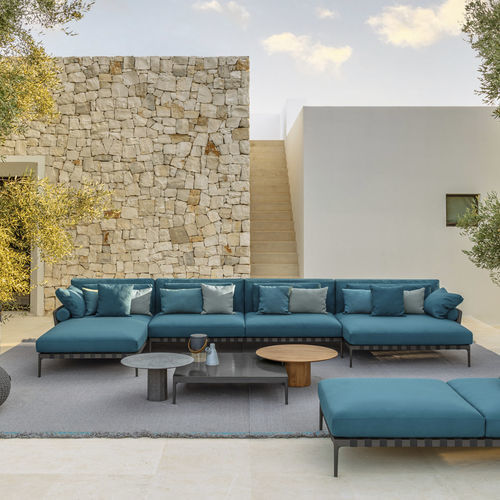 Modulsofa - SALINAS - TALENTI - modern / für Außenbereich / Stoff