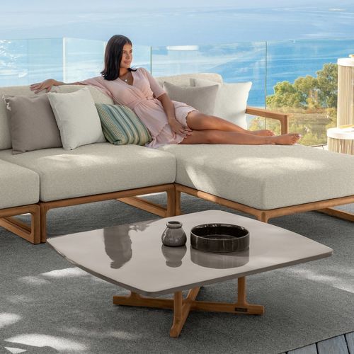Modulsofa - THEA - TALENTI - skandinavisches Design / für Außenbereich / Stoff