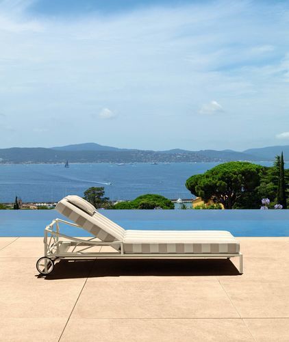 Moderne Sonnenliege - CAPRI - TALENTI - Stoff / Aluminium / von Ludovica+Roberto Palomba