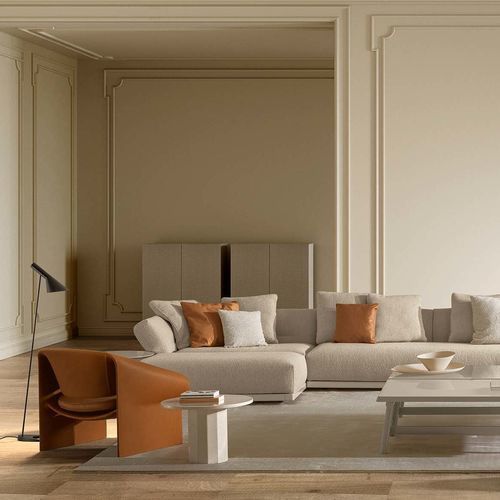 Modulsofa - ELTON - TALENTI - modern / für Wohnzimmer / Stoff