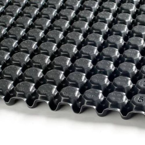 HDPE-Dränageplatte - FKD 25 - Optigrün International AG - für Gründachdrainage / unter Bodenplatten