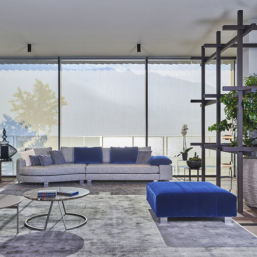 Modulsofa - FLYER LOUNGE - Mazzoli Design - halbrund / modern / für Wohnzimmer