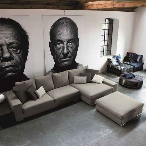 Modernes Sofa - MAXIME - Mazzoli Design - modular / Eck / Stoff