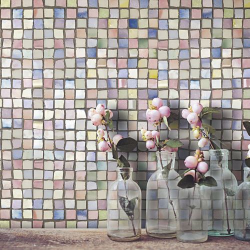 Keramik-Mosaikfliese - STUDIO MOSAICI - Arezia - Hochglanz / matt / reflektierend