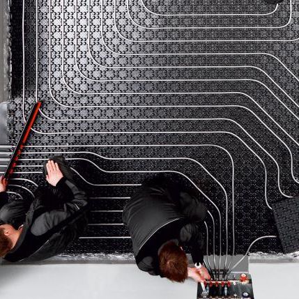 Heißwasser-Fußbodenheizung - TECEFLOOR - TECE - für Wohnhaus