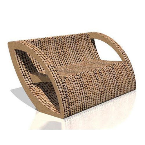 Modernes Sofa - FOGLIA - drydesign - braun / Karton / Zweisitzer