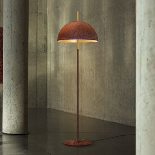 Stehleuchte - THE QUEEN - Mammalampa - Stahl / Goldflex® / Mineralwerkstoff