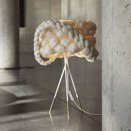 Tischlampe - THE BRIDE - Mammalampa - aus lackiertem Stahl / Papier / originelles Design