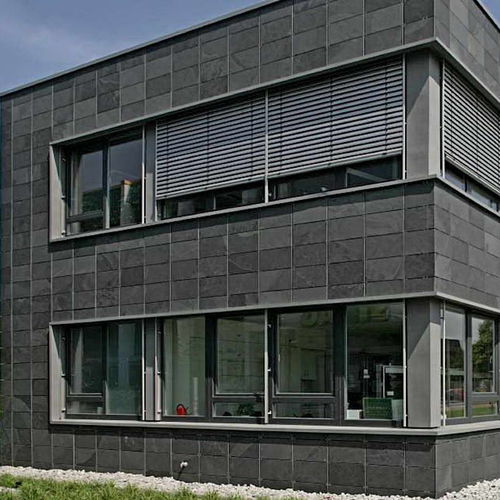 Paneel-Fassadenverkleidung - MATACON - Balfin srl - Schiefer / poliert / Steinoptik