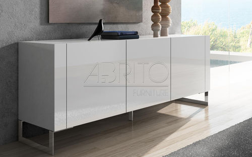 Modernes Sideboard - NAGARE : A04D - A. Brito - lackiertes Holz / weiß