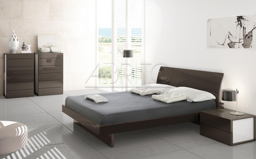 Doppelbett - ARIS PLUS : 23C - A. Brito - modern / lackiertes Holz