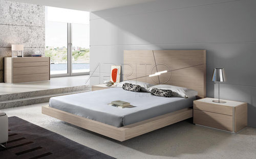 Schwebebett - SELECT : 10C - A. Brito - Doppelbett / modern / Kopfteil