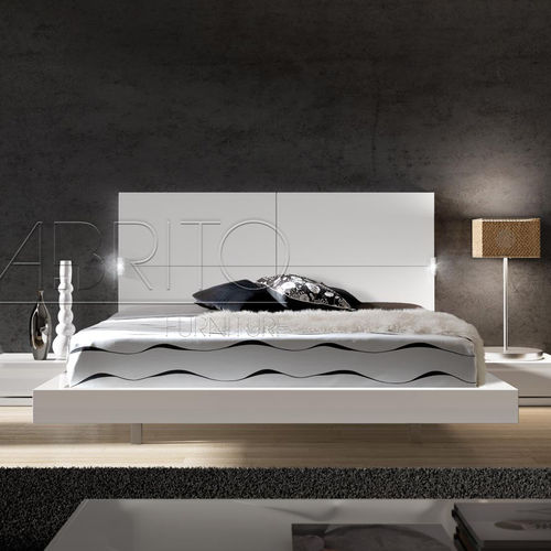 Doppelbett - ARIS PLUS : 22C - A. Brito - modern / Kopfteil / Holz