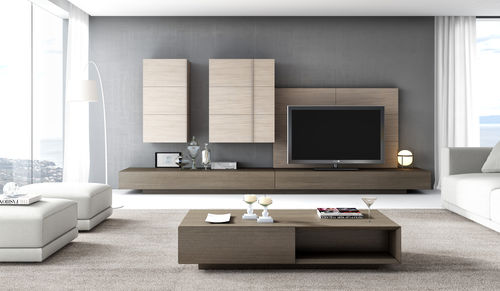 Moderne Wohnwand - GINZA + : 305 - A. Brito - Holz