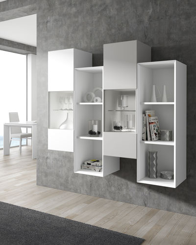 Wandmontiertes Regal - GINZA + : 306 - A. Brito - modern / lackiertes Holz