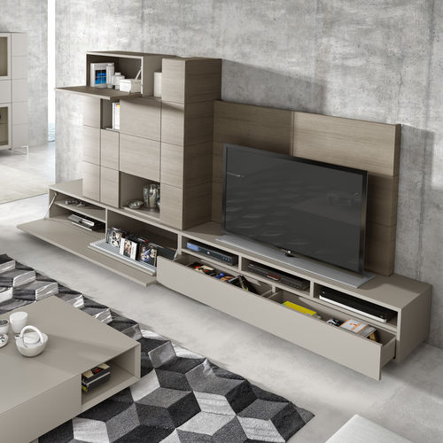 Moderne Wohnwand - GINZA + : 315 - A. Brito - Holz