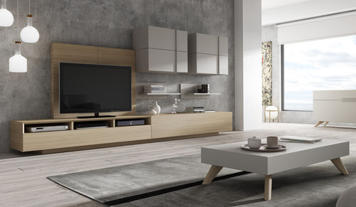 Moderne Wohnwand - GINZA + : 316 - A. Brito - Holz