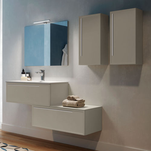Wandhängender Waschtisch-Unterschrank - TIVOLI - Inda - Holz / Laminat / modern