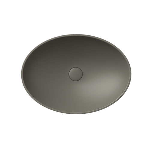 Aufsatzwaschbecken - ZANTE - Inda - Keramik / oval / ohne Öffnung