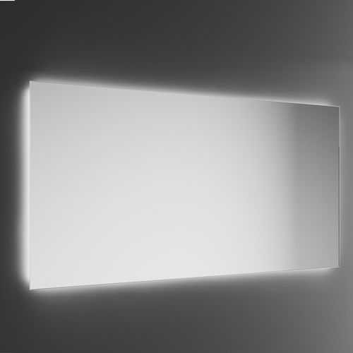 Wandmontierter Spiegel für Badezimmer - PARENZO / PARENZO+ - Inda - modern / rechteckig / Aluminium
