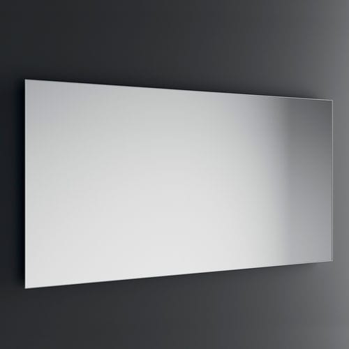 Wandmontierter Spiegel für Badezimmer - SCANNO - Inda - modern / rechteckig / Aluminium