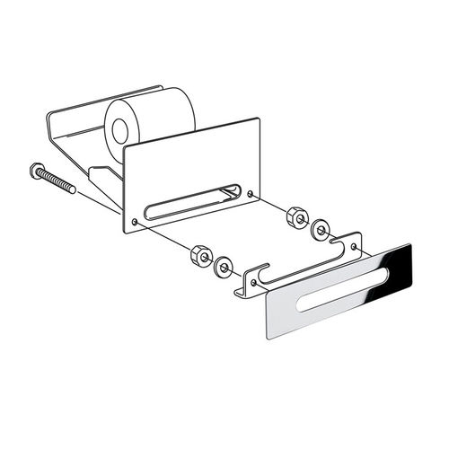 Einbau-Papiertuchspender - A04270 - Inda - manuell / Edelstahl / für Gewerbegebrauch