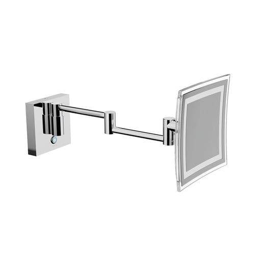 Wandmontierter Spiegel für Badezimmer - AV258D - Inda - modern / quadratisch / Aluminium