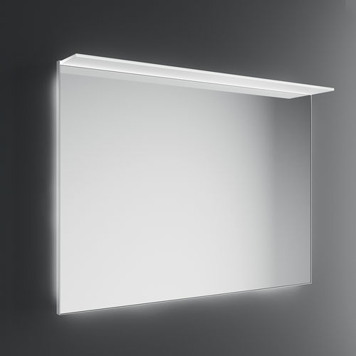 Wandmontierter Spiegel für Badezimmer - SALVORE /SALVORE+ - Inda - modern / rechteckig / horizontal