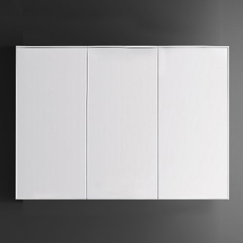 Wandmontierter Spiegel für Badezimmer - WEEKLY - Inda - modern / rechteckig / Aluminium