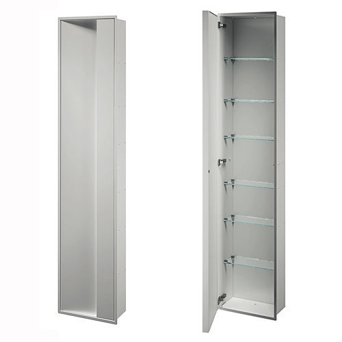 Moderner Badezimmer-Schrank - A8035A - Inda - für Privatgebrauch / Glas / lackiert