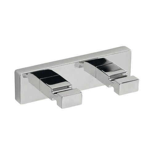 Moderner Garderobenhaken - A1820B - Inda - aus verchromtem Metall / doppelt / für Badezimmer