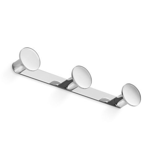 Moderner Garderobenhaken - AV120C - Inda - aus verchromtem Metall / 3-fach / für Badezimmer