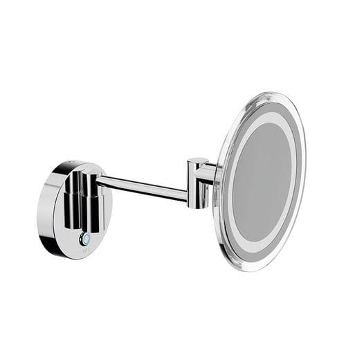 Wandmontierter Spiegel für Badezimmer - AV258A - Inda - modern / rund / Aluminium