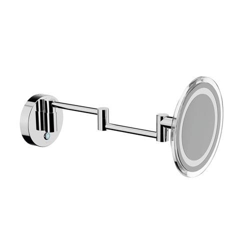 Wandmontierter Spiegel für Badezimmer - AV258B - Inda - modern / rund / Metall