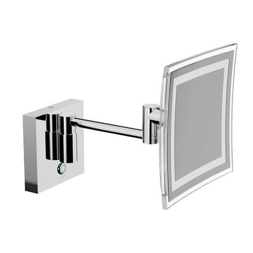Wandmontierter Spiegel für Badezimmer - AV258C - Inda - modern / quadratisch / Aluminium