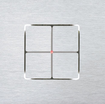 Druckschalter - LARA - CJC Systems - Einbau / Metall / modern