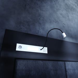 Moderne Wandleuchte - TIMO - CJC Systems - für den Innenraum / Metall / linear